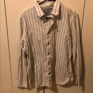 Stripped American Eagle button up